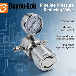 Y11 Econdary Gas Pressure Regulator SUS316 Stainless Steel Single Stage 1/4″NPT 0-250 psi for Industrial Piping Systems