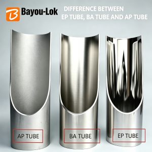 316L SS BA EP Seamless Tube Electropolished Tubing UHP Gas Semiconductor Laboratory Precision Pipe Valve Fittings High Pressure