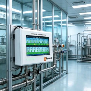 Centralized Pressure Monitoring System Multi-gas Pressure Alarm Sound+Light High Accuracy High Pressure Gas Regulator N2 Ar H2