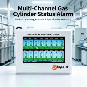 Centralized Pressure Monitoring System Multi-gas Pressure Alarm Sound+Light High Accuracy High Pressure Gas Regulator N2 Ar H2