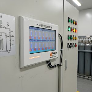 Centralized Pressure Monitoring System Multi-gas Pressure Alarm Sound+Light High Accuracy High Pressure Gas Regulator N2 Ar H2