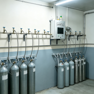 BMT33 Gas Pressure Regulator for Hospital/Laboratory Central Oxygen Supply Automatic Distribution System Supporting Oxygen Argon Lines